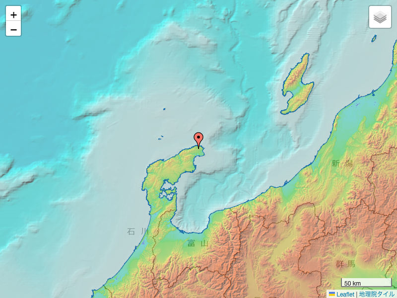 地震 2023年2月26日 9:28ごろ 石川県能登地方 マグニチュード4.2 最大震度3