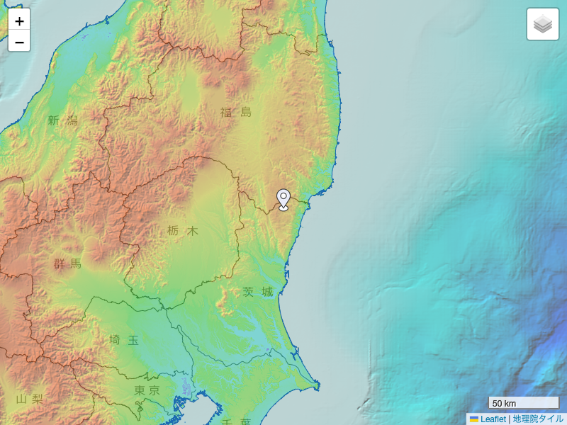 地震 2023年3月12日 22:42ごろ 茨城県北部 マグニチュード3.6 最大震度1