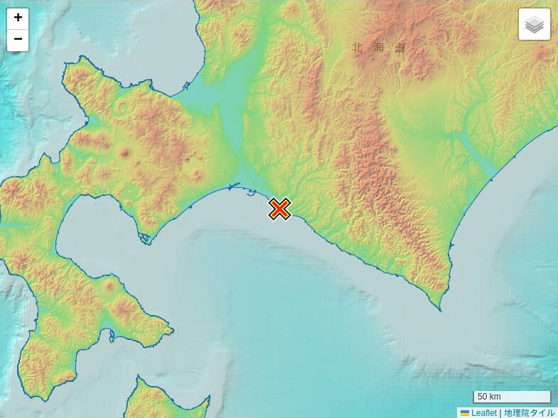 地震 2023年6月11日 18:54ごろ 浦河沖 マグニチュード6.2 最大震度5弱